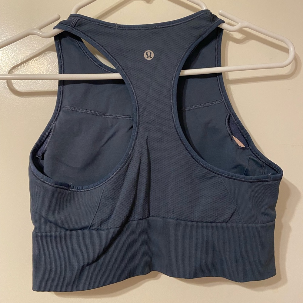 Lululemon Iron Blue Ebb to Train Bra - Picture 4 of 8